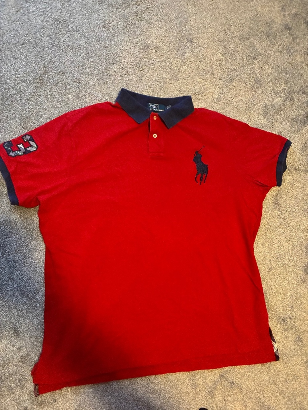 Polo Ralph Lauren Men’s XXL shirt red/blue